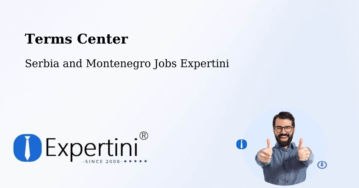 Terms of Service – Saint Pie - Serbia and Montenegro Jobs Expertini